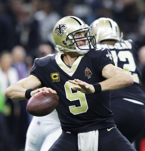 Drew Brees in action
