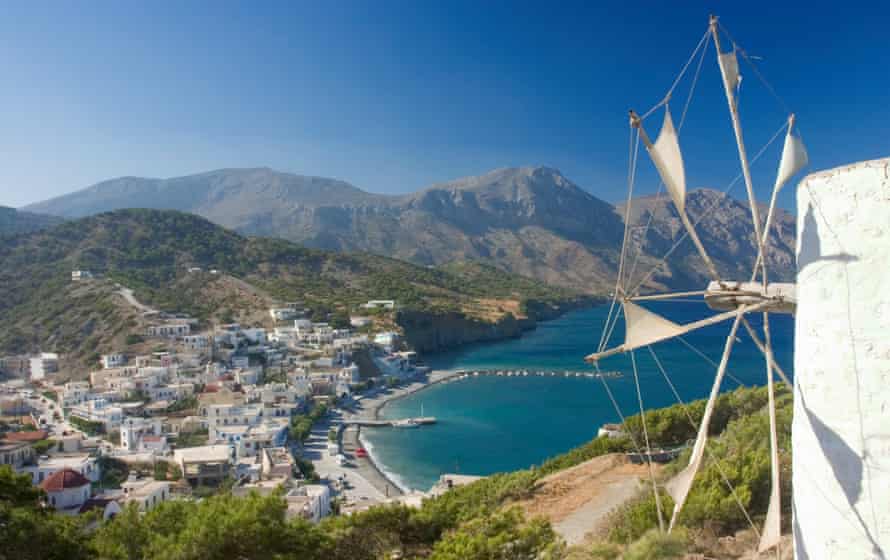 The windmills in Olympos  are an iconic feature of Karpathos
