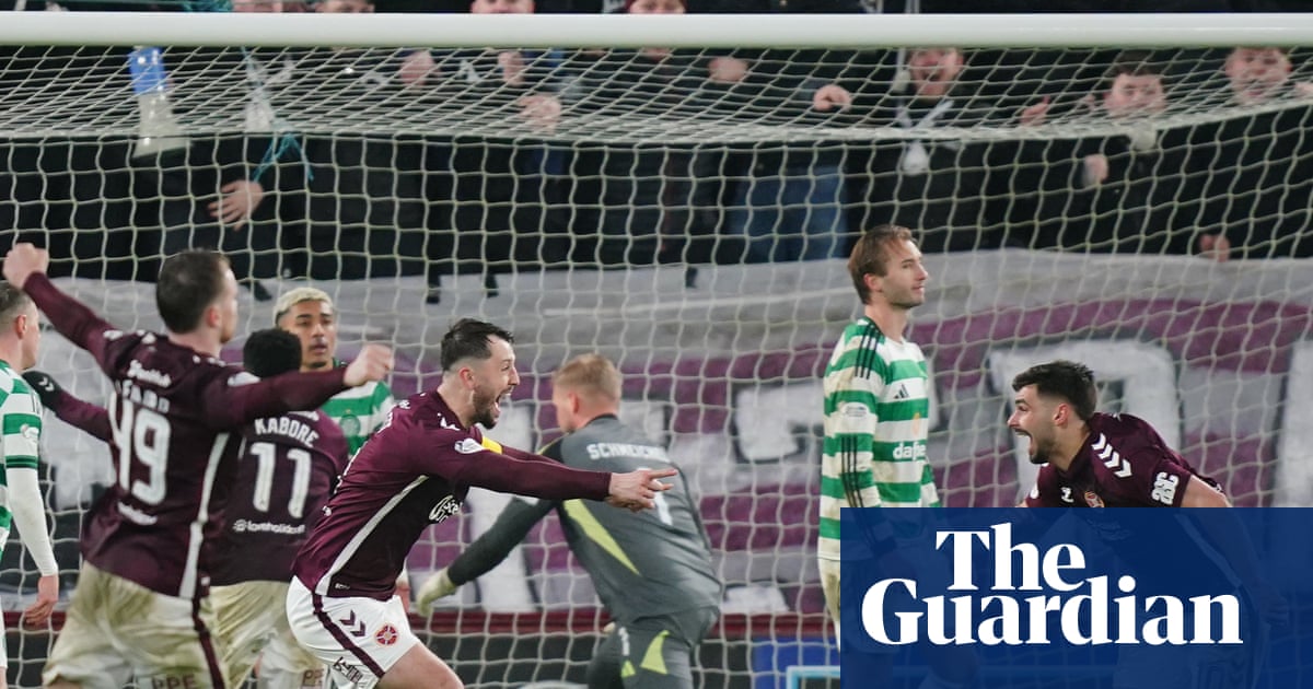 Hearts stay clear of Celtic after Braga rescues late point against title rivals
