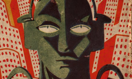 Detail from Metropolis by Thea von Harbou (Readers Library, 1927), illustrated by Aubrey Hammond.