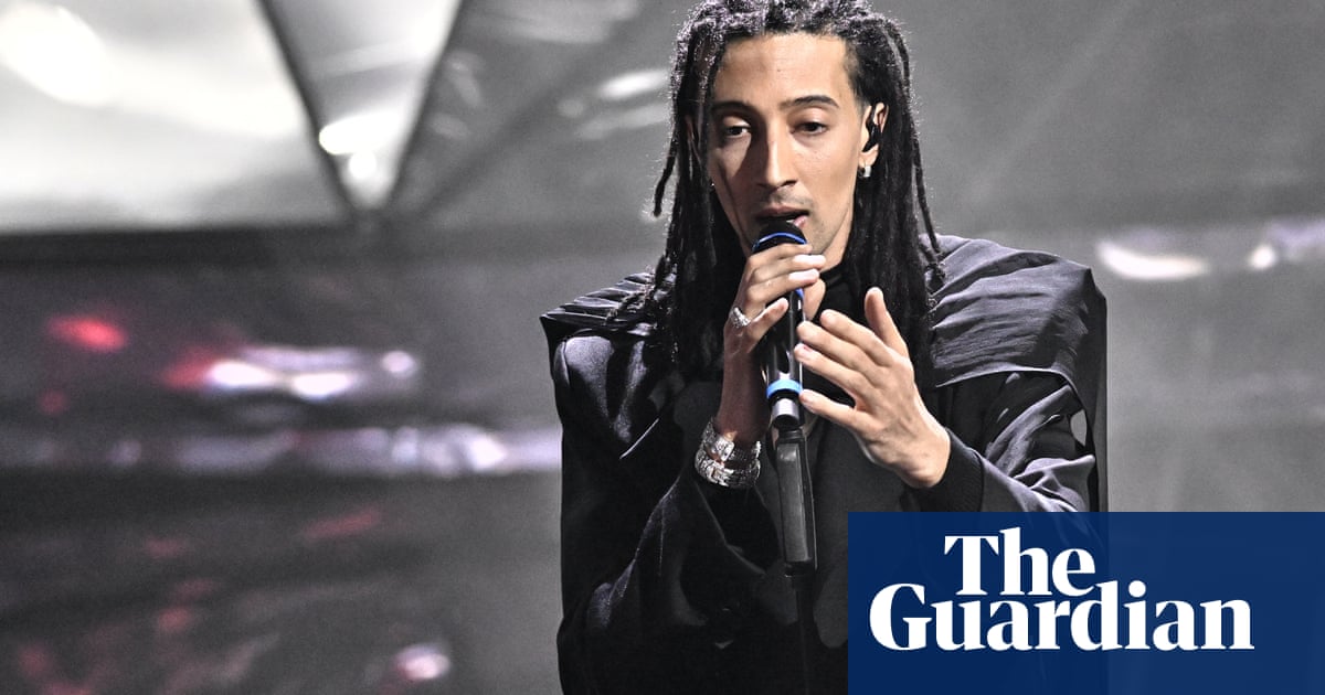 Sanremo Italian song festival criticised after rapper Ghali’s appeal to ‘stop genocide’