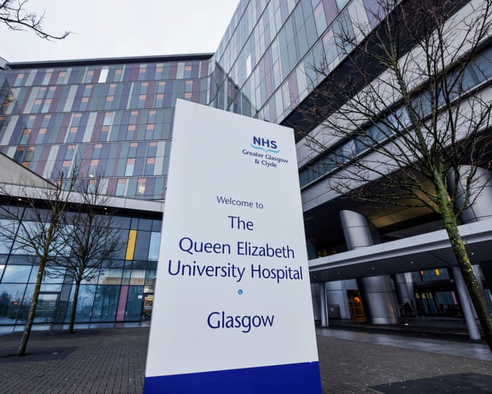 Patient being tested for suspected Ebola virus at Glasgow hospital