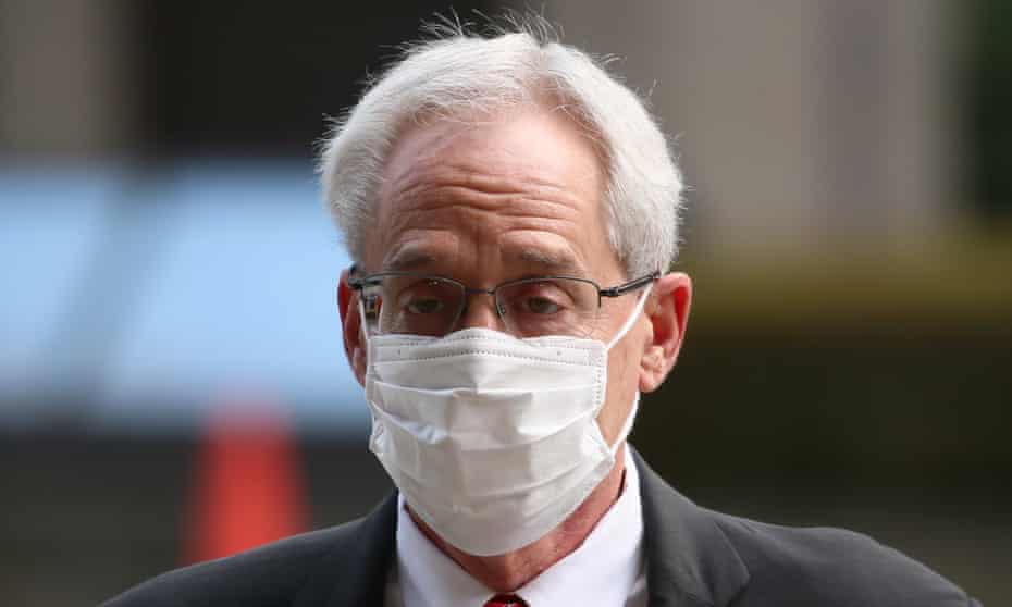 Former Nissan executive Greg Kelly arrives at Tokyo district court on Thursday