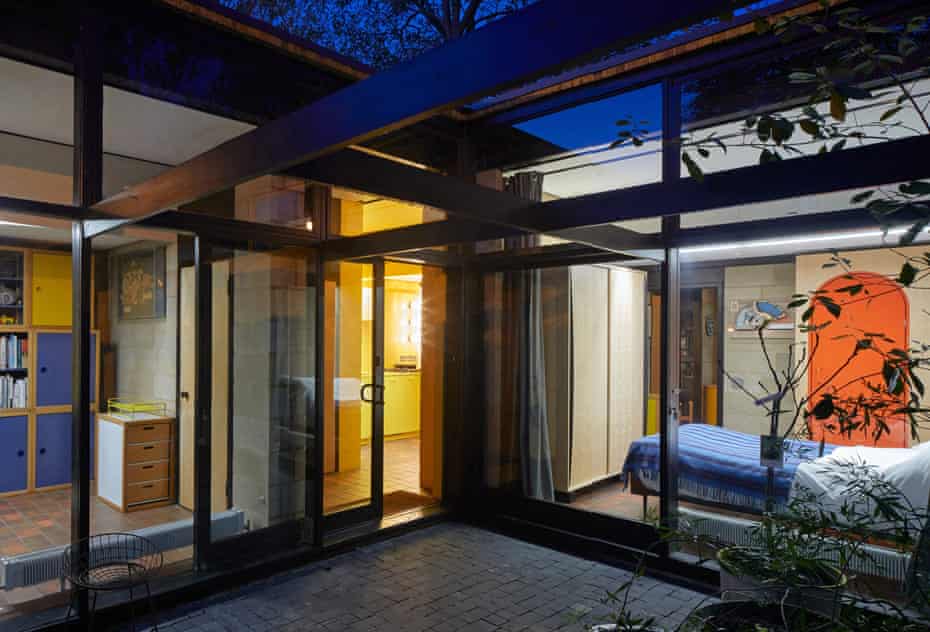 Modern History A Modular Home In Camberwell Interiors The Guardian Modular Home In Camberwell Interiors, Guardian Geneva Ny Sliding Doors
