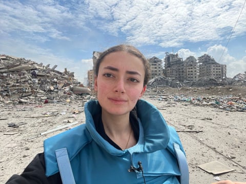 Plestia Alaqad ‘I’m not just covering the news – I’m living it