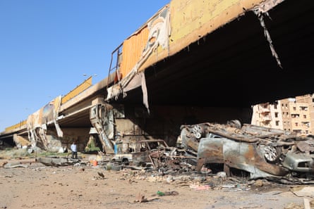 Khartoum in ruins.
