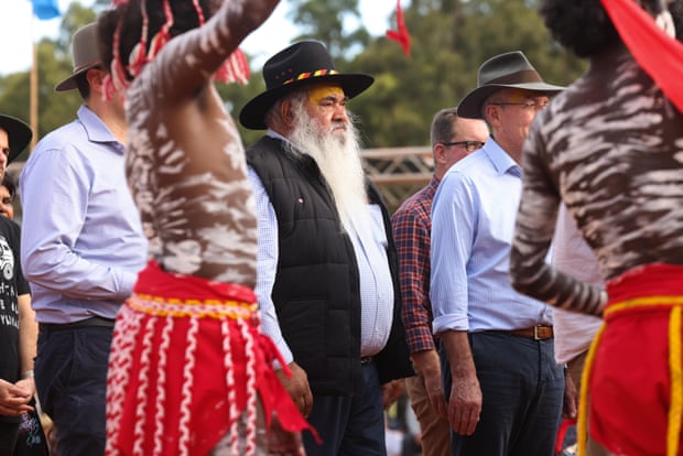 Pat Dodson at Garma Festival in northeast Arnhem Land.