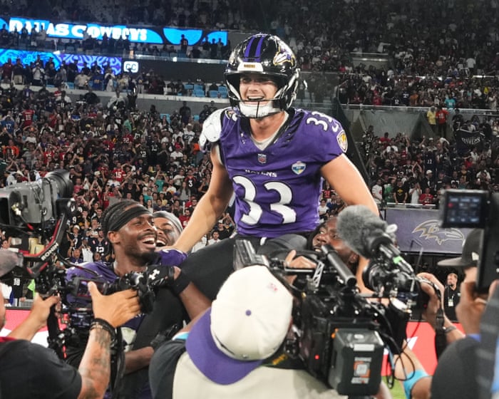 NFL roundup: Ravens grab last-gasp win over Cowboys in Rio; Commanders stun Seahawks