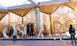 Preparations take place for the 92nd annual Oscars in Hollywood.