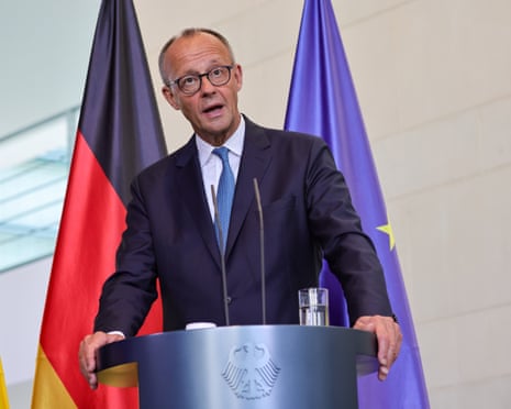 Ο Γερμανός καγκελάριος Φρίντριχ Μερτς.