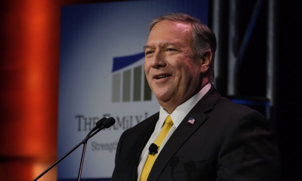 Former US Secretary of State Mike Pompeo in Des Moines, Iowa on 16 June 2021. 