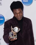 ‘A striking, anguished voice’ ... Benjamin Clementine wins in 2015.