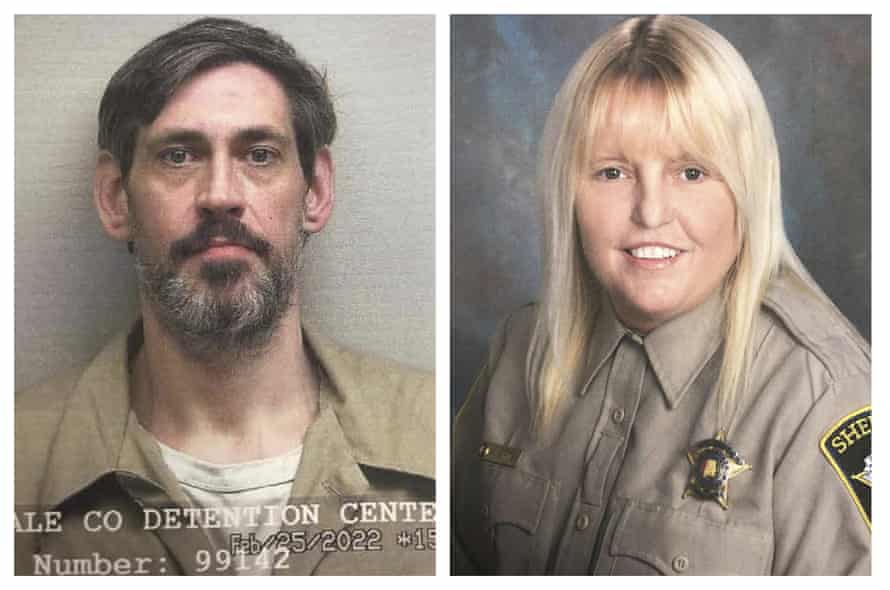Vicky White, right, died of a gunshot wound after fleeing with Casey White, right.