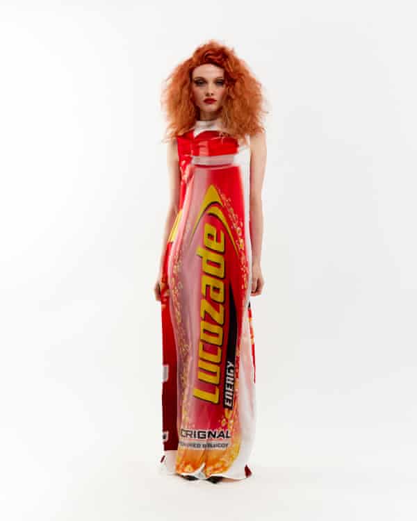 Sports Banger’s Lucozade dress, February 2022