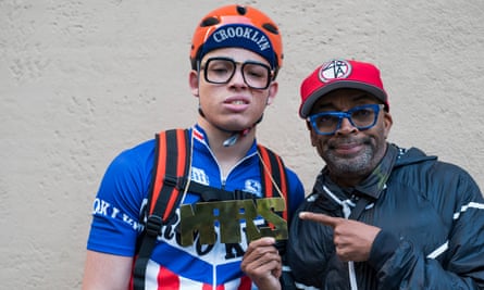 Anthony Ramos with Spike Lee in role for the Netflix series She’s Gotta Have It.