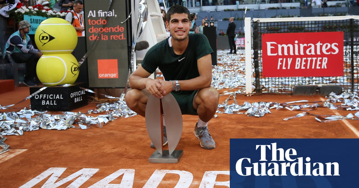Teenager Carlos Alcaraz hailed as ‘new superstar’ after Madrid Open title