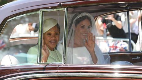 Excited crowds look on as Prince Harry and Meghan Markle head to church | Royal wedding 2018 | The Guardian Excited crowds look on as Prince Harry and Meghan Markle head to church | Royal wedding 2018 | The Guardian