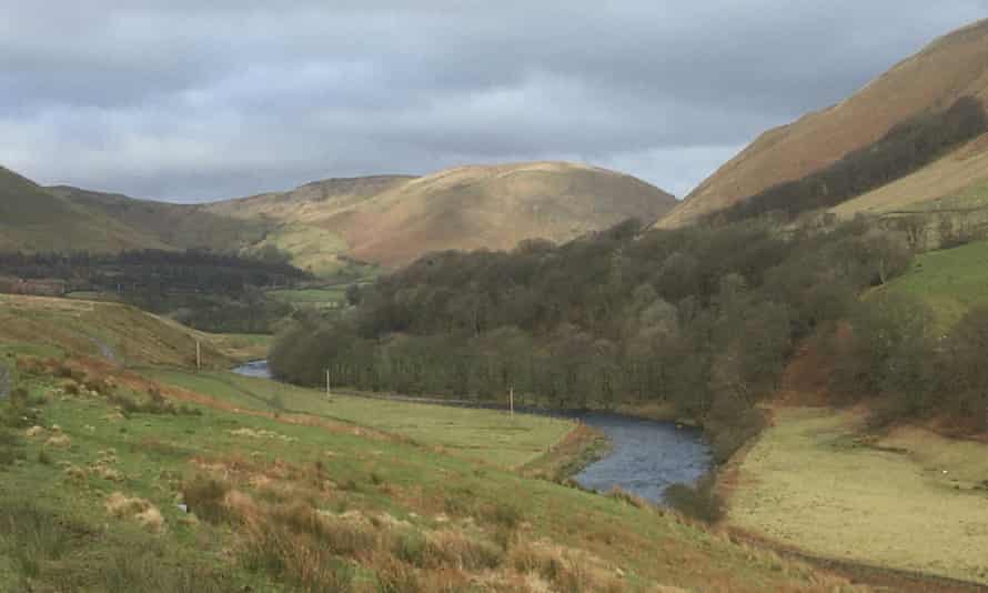 View towards Low Park farm in Tebay, Cumbria.