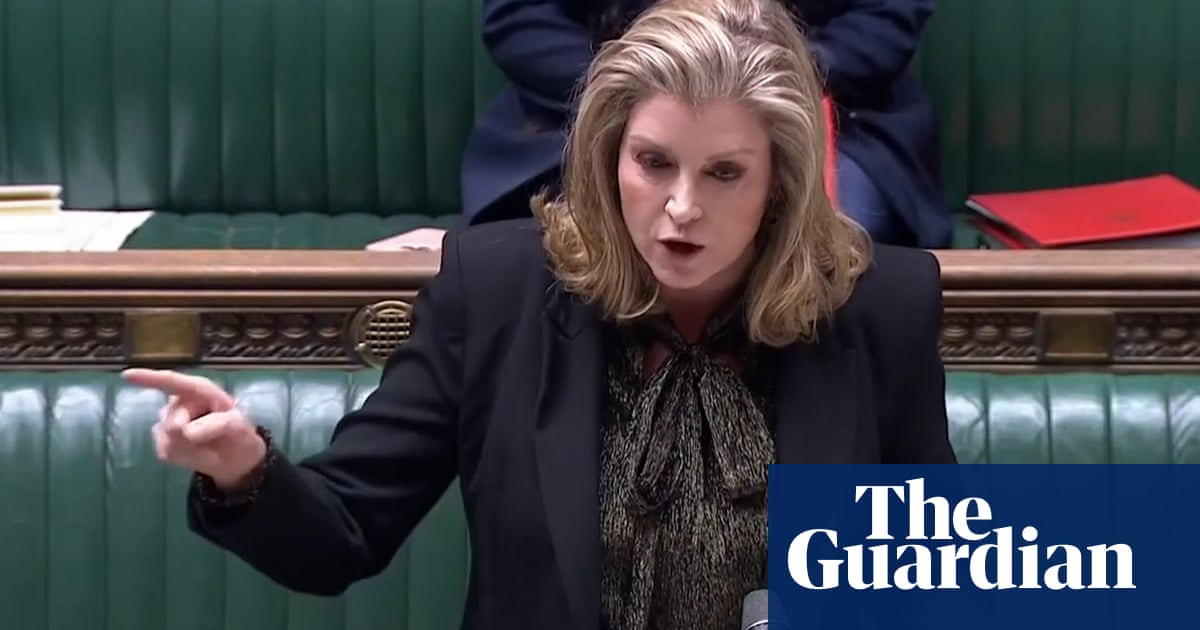 Penny Mordaunt accuses Labour of doing 'damage' to house speaker – video
