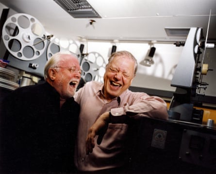 David Attenborough with his brother Richard, who starred in Jurassic Park, in 2001.