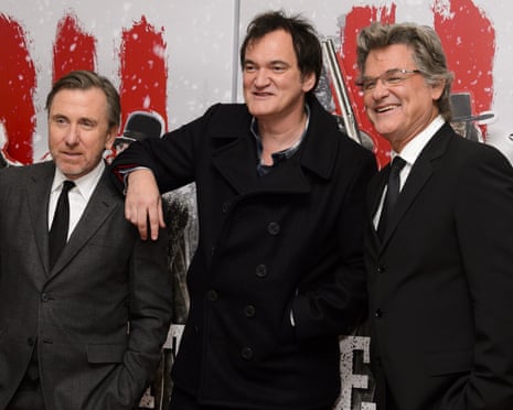 West is best … Quentin Tarantino with Tim Roth and Kurt Russell at the UK premiere of The Hateful Eight in London.Tim Roth, Quentin Tarantino and Kurt Russell
'The Hateful Eight' film premiere, London, Britain - 10 Dec 2015