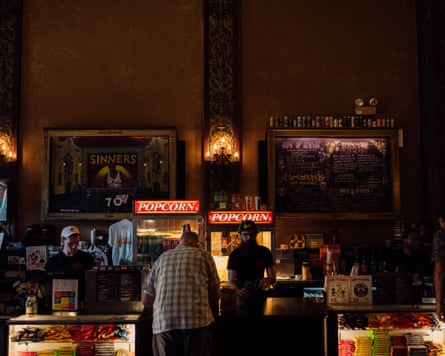 Movie theater lobby