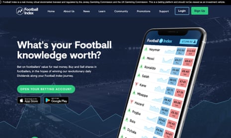 Foootball Index was launched in 2015 under a licence from the Gambling Commission. 