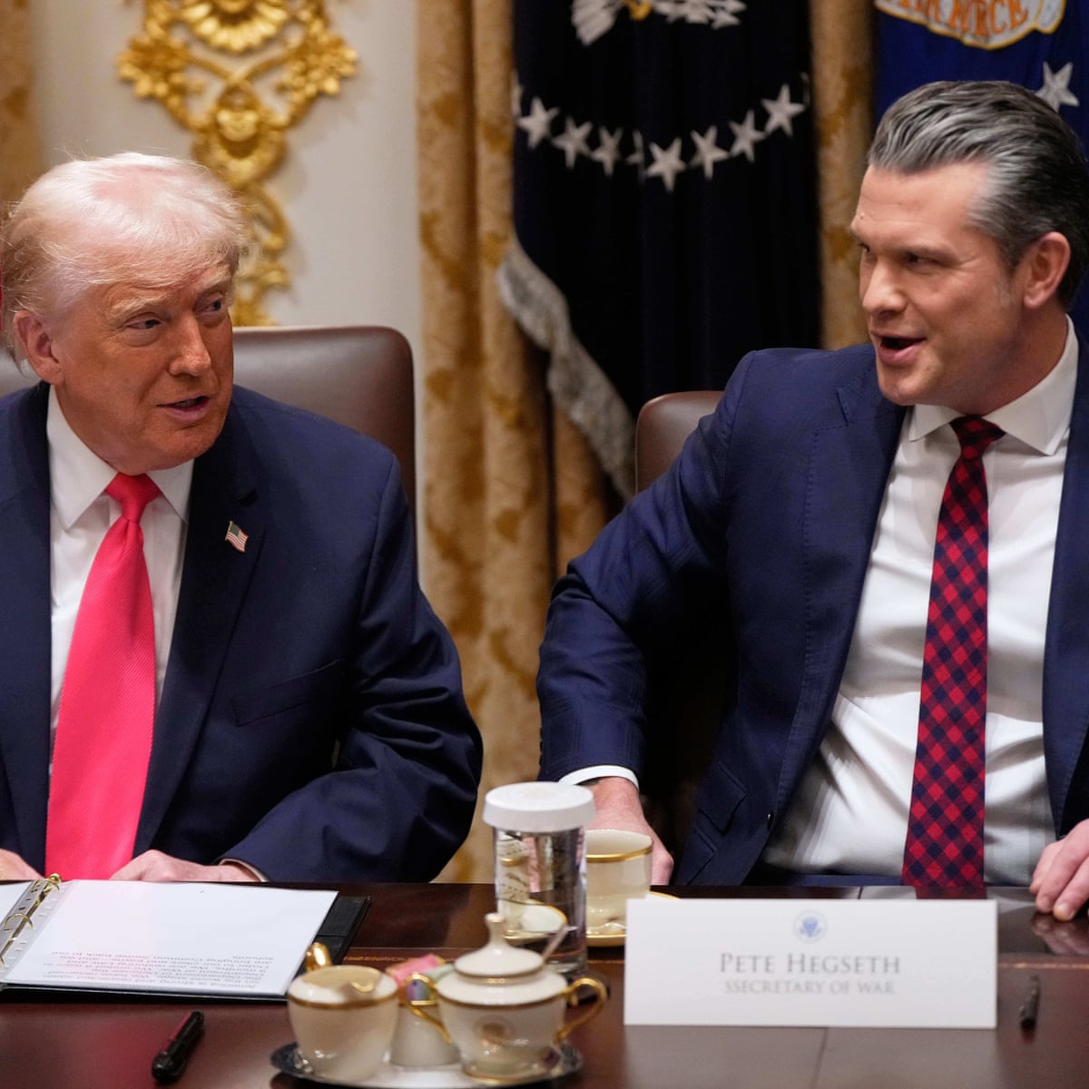 Trump news at a glance: Hegseth scrutinized over boat strikes as first formal complaint filed by victim's family | Trump administration | The Guardian