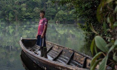 Abel Carrasco, a displaced person from the communities of the Alto Mayo protected forest in Moyobamba, Peru.