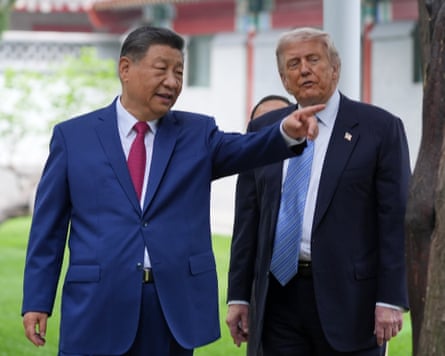 Donald Trump and Xi Jinping in Beijing, 15 May 2026.