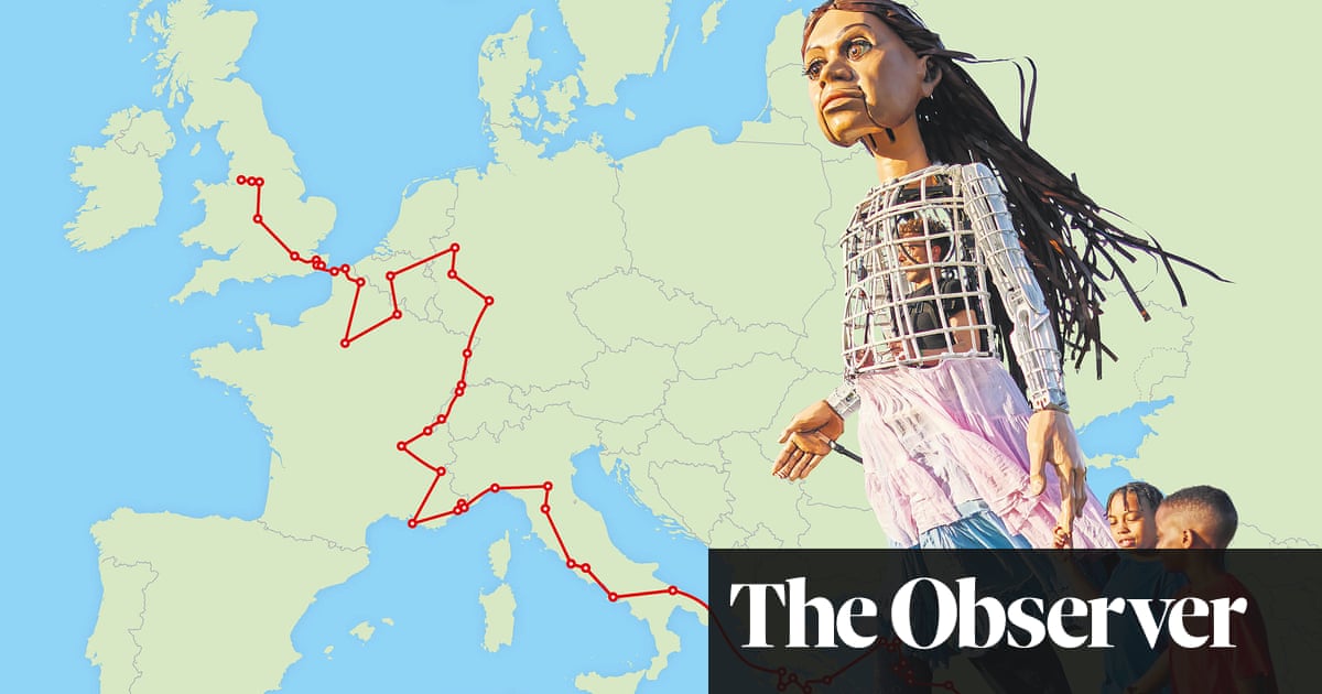 Meet Little Amal, the puppet girl refugee about to walk 8,000km