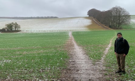 North Downs Way ambassador Andrew Whiteley.