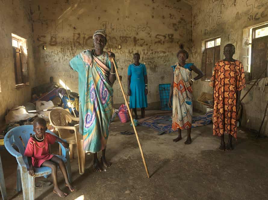 people shelter in Wangchot primary school
