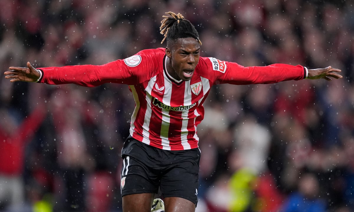 Chelsea ponder summer move for £43m Athletic Bilbao winger Nico Williams |  Chelsea | The Guardian