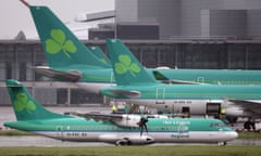 Aer Lingus aircraft at Dublin airport