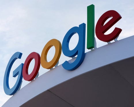 The Google logo on the Google house at CES 2024