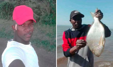 Left, Thulani Mdluli, a local fisher, has been missing since 12 November 2021. Right, Thulani’s brother, Celempilo Mdluli, was allegedly shot and killed while fishing on the protected lake in September 2020.
