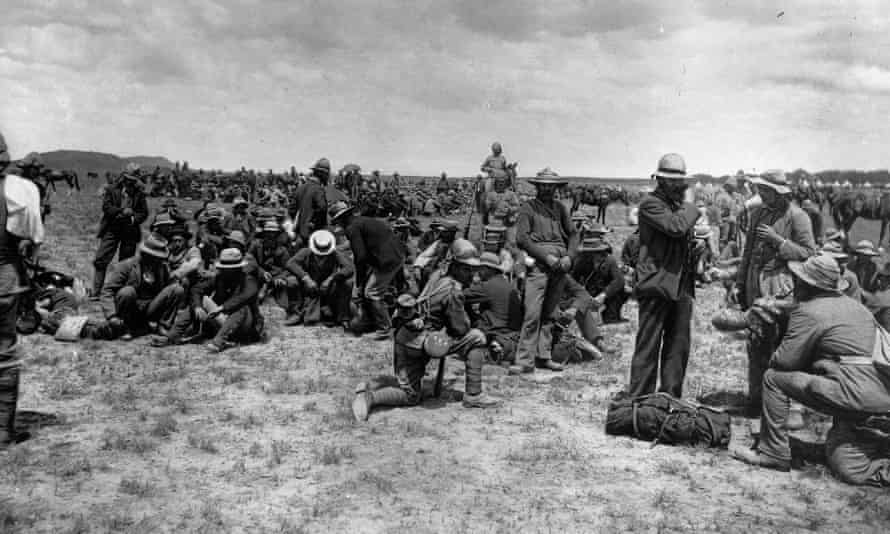 A concentration camp for Boers during the Boer war.