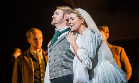 David Horton as The Lover and Alexandra Lowe as the Bride in The Vanishing Bridegroom by Judith Weir and British Youth Opera.
