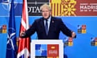 Boris Johnson says UK defence spending set to rise to 2.5% of GDP by end of decade – live
