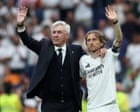 European football: Mbappé gives Ancelotti and Modric farewell victory at Madrid
