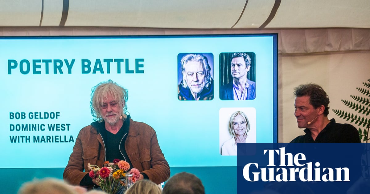 Dominic West backs ‘top shagger’ Byron in poetry battle with Bob Geldof