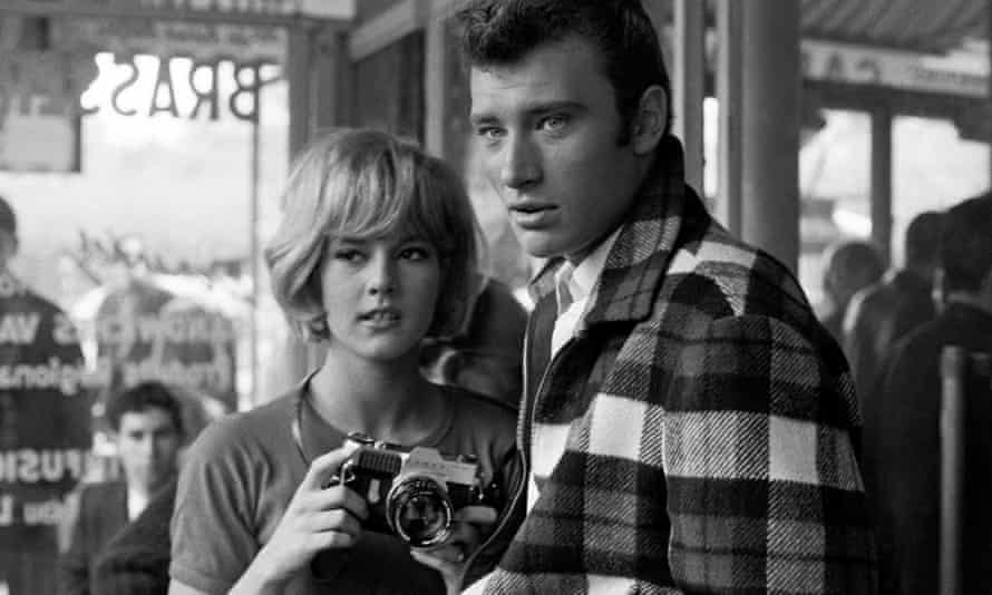 Sylvie Vartan and Johnny Hallydayin the Camargue, south of France, in May 1963