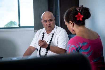 Tuvalu prime minister Feleti Teo.
