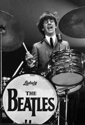 Ringo Starr, in one of a series of shots of The Beatles’ first US concert tour