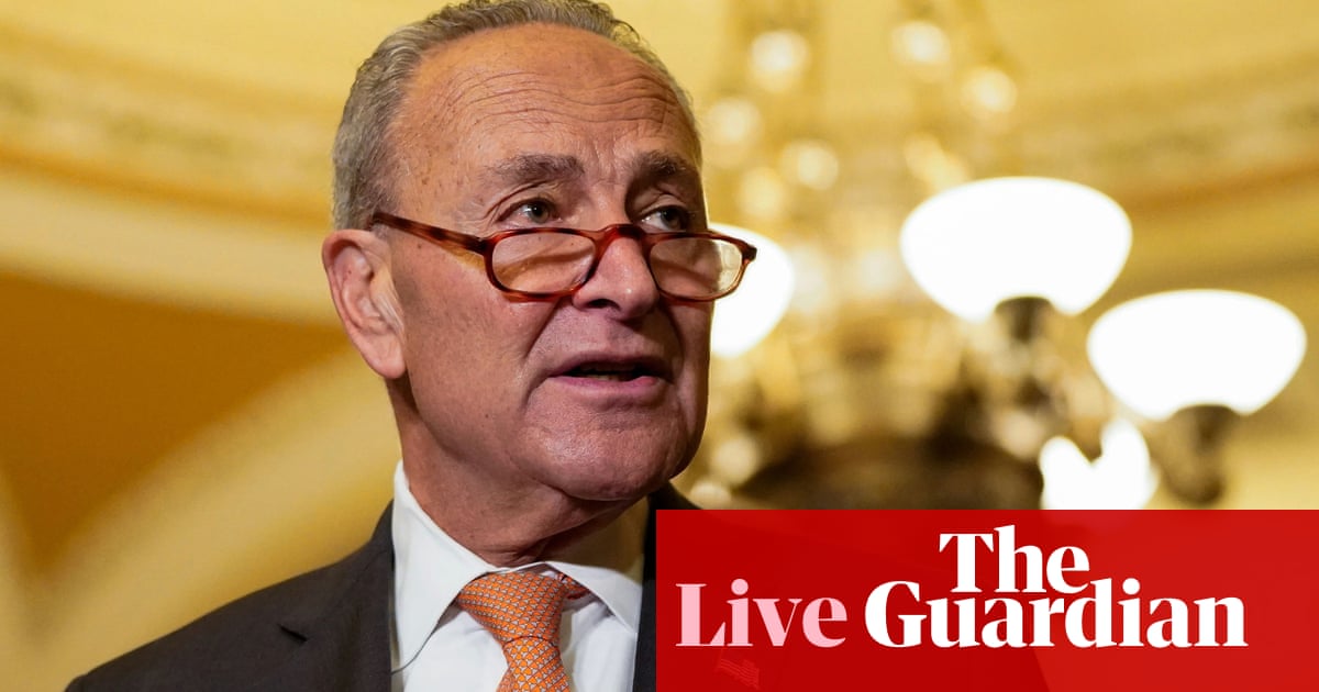Democrats reach agreement on framework to pay for reconciliation bill, says Schumer – live
