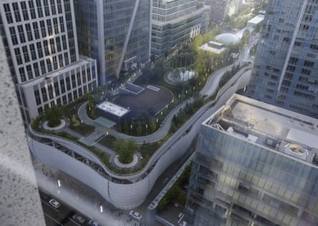 The Salesforce Transit Center and Park.