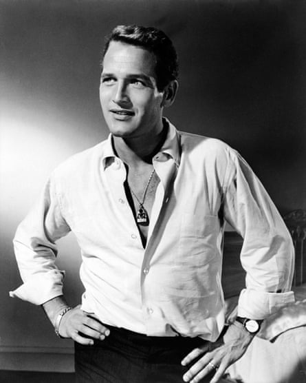 Black and white image of Paul Newman circa 1960.