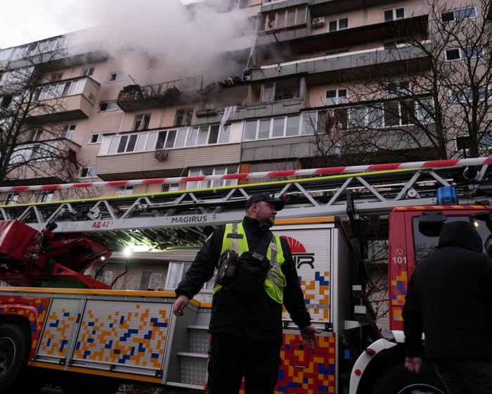 'My hair was on fire': Russia launches massive attack on Kyiv – video