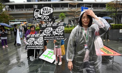A group of residents hold the first authorised protest and march in several years in Hong Kong 